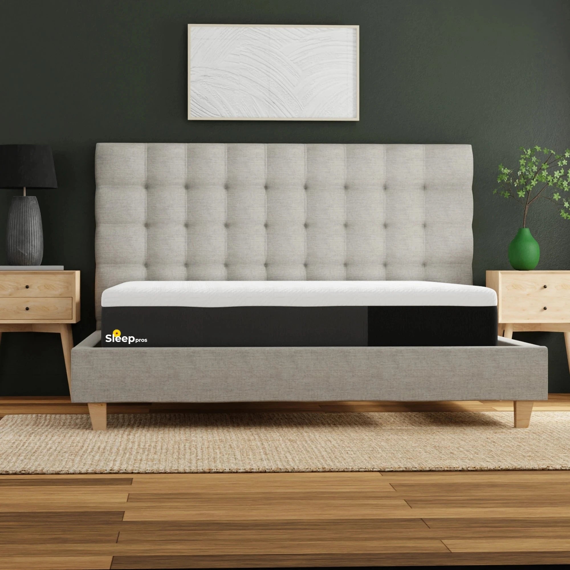 sleeppros gel infused memory foam mattress
