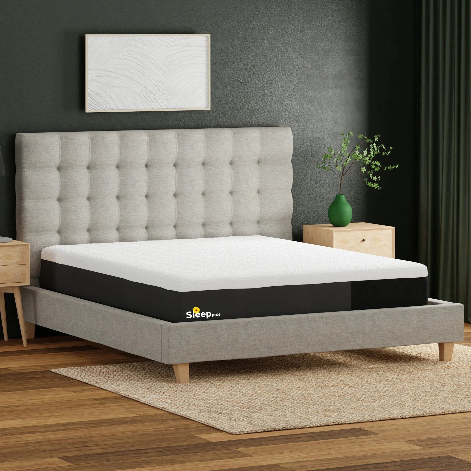 sleeppros gel infused memory foam mattress