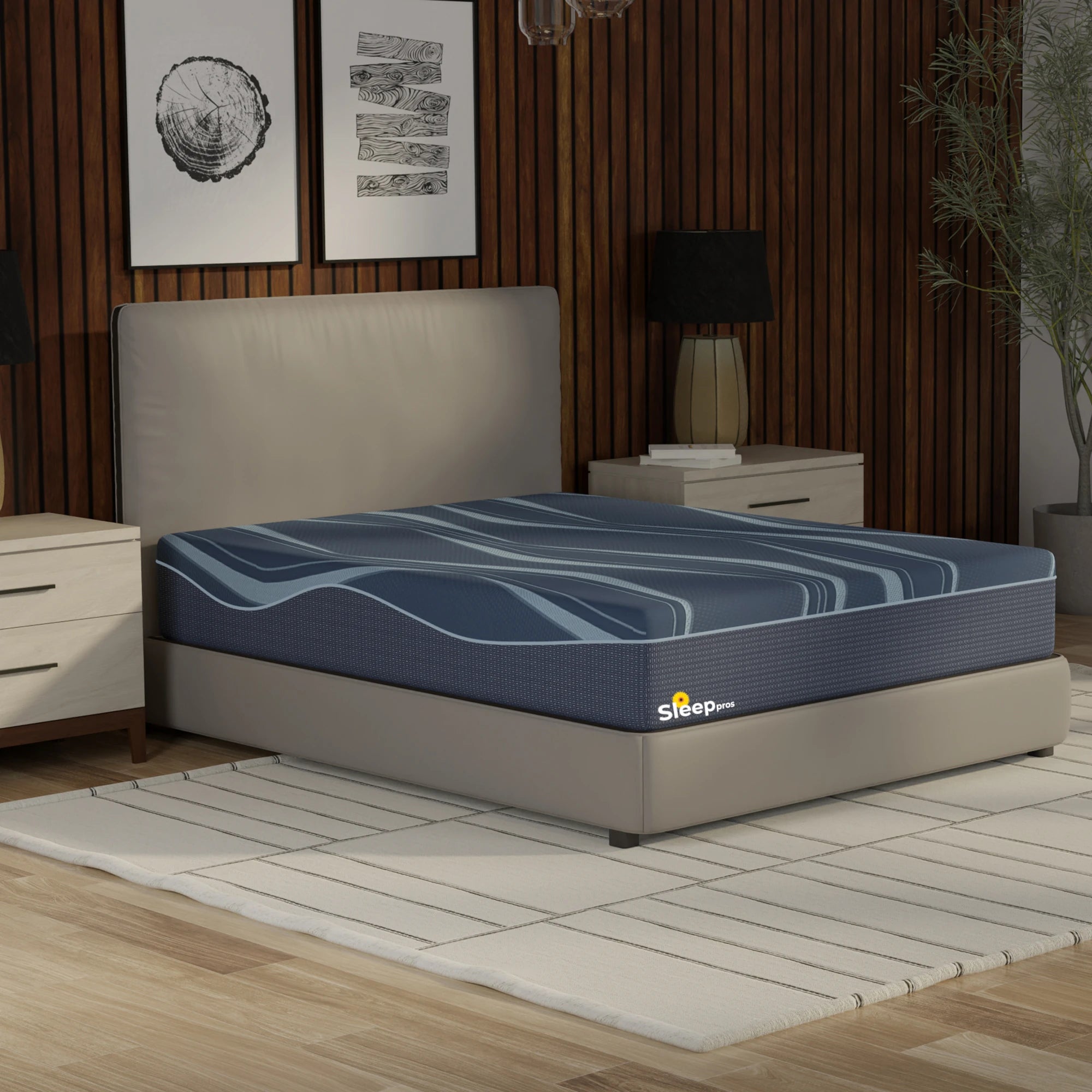 sleeppros active zoned reactive foam mattress