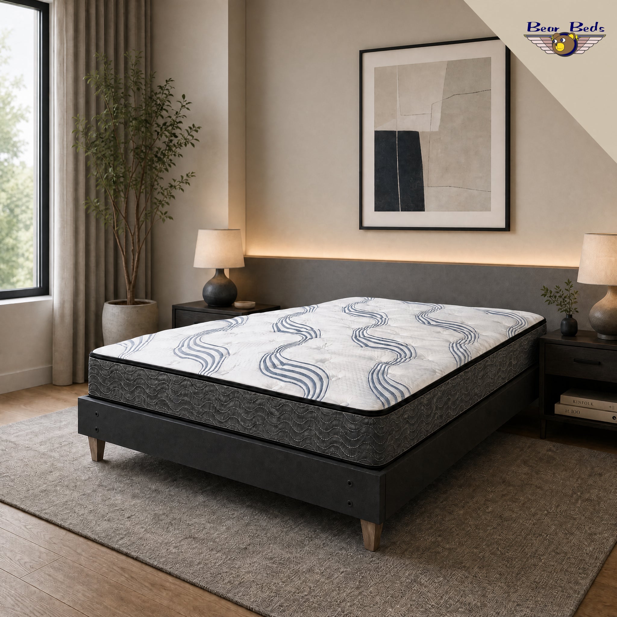 8" Teddy Bear Digital Airbed Mattress by Bear Beds