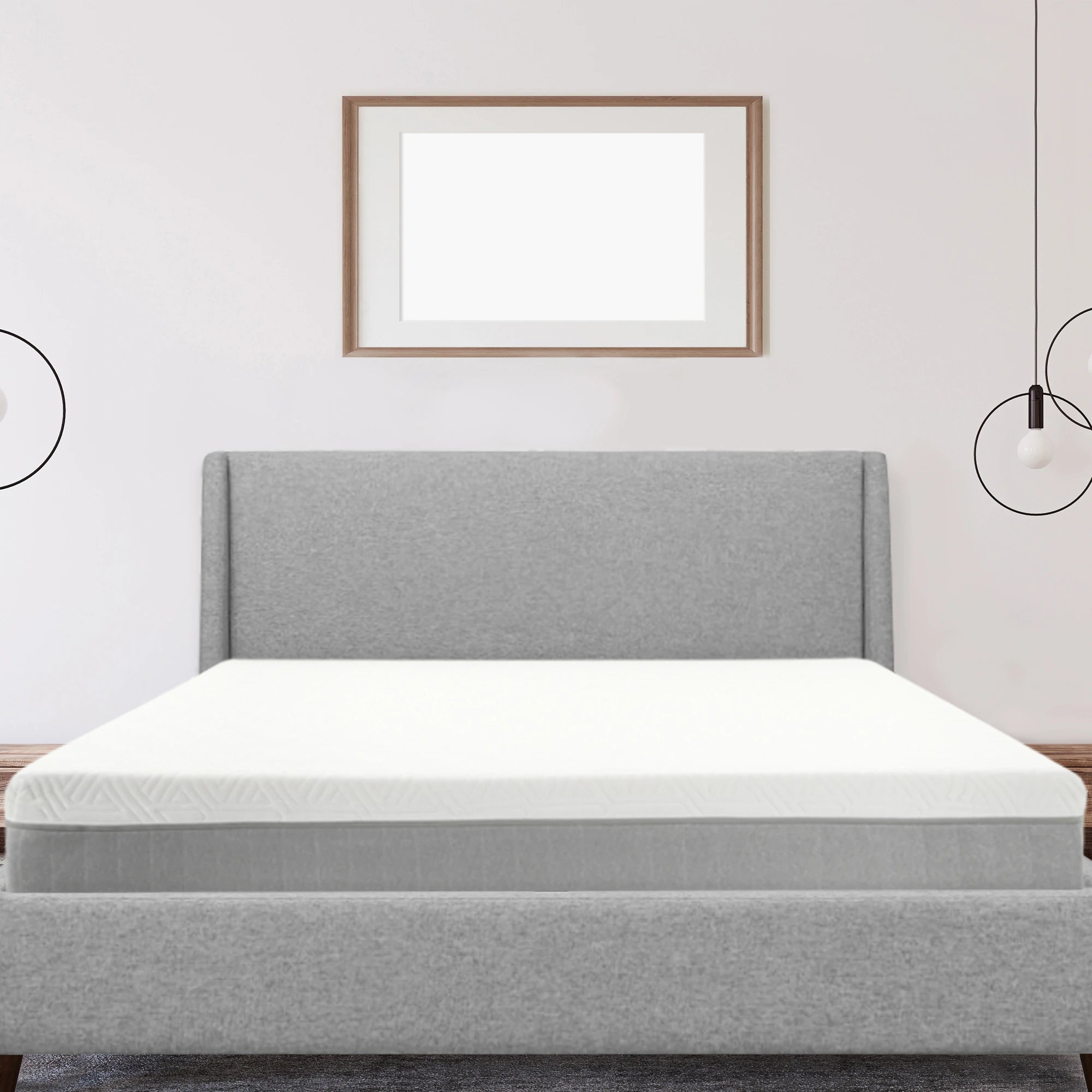 sleeppros upholstered bed frame