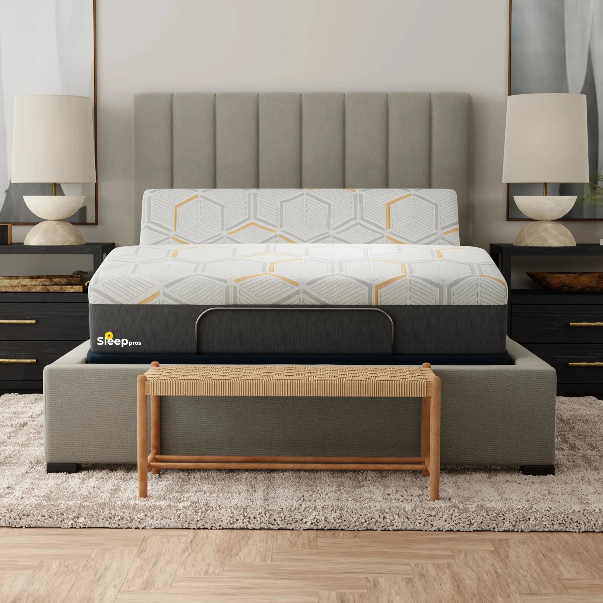 sleeppros copper gel infused memory foam