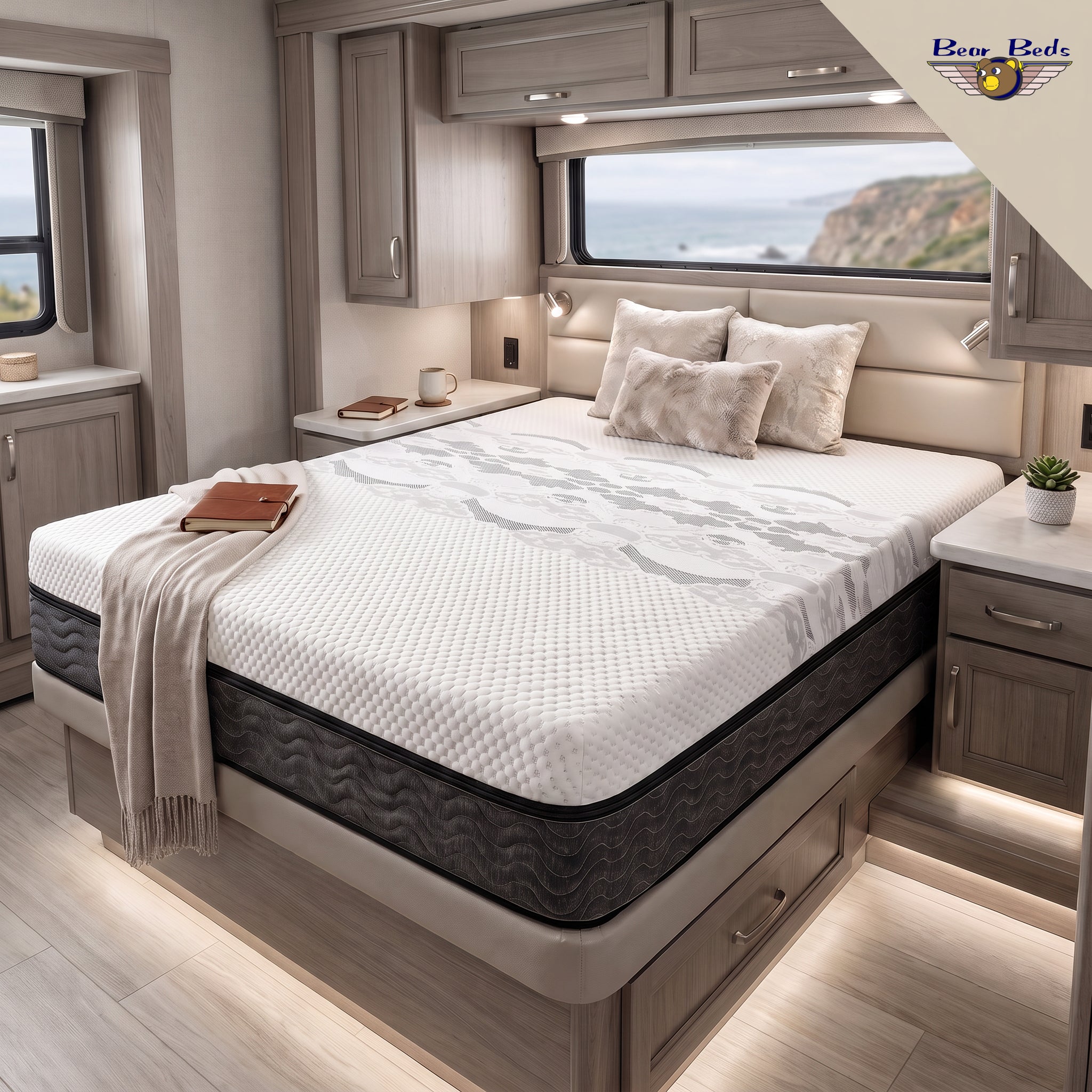 9.5" Ultra Bear Digital Airbed RV Mattress by Bear Beds